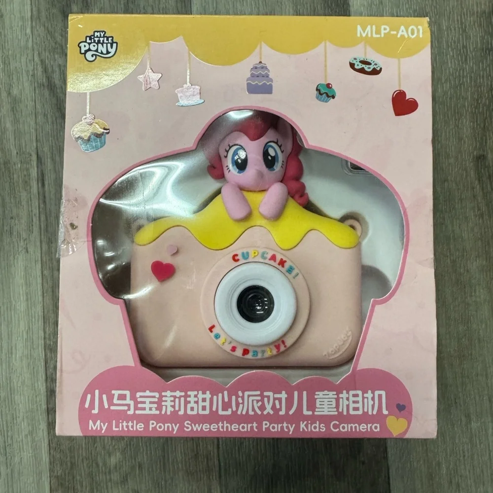 My Little Pony‎ Pinkie Pie Kids Digital Camera NIB 32GB Card Dual Camera USB